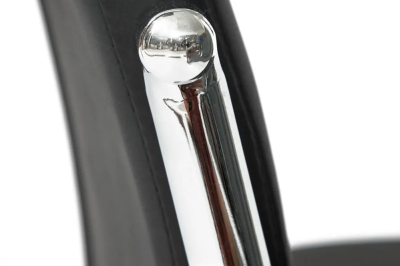 Стул ELFO ( mod.35 ) - металл/экокожа, 45х53х100х47см, хром/черный