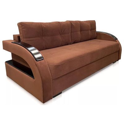 Диван-кровать Лофт коричневый. Фотографии