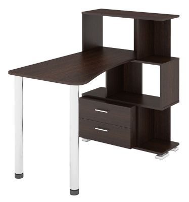 Компьютерный стол СЛ-5-3СТ-2+БЯ - венге