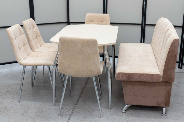 Диван, стол, 4 стула (серия Альт) Диван, стол, 4 стула (серия Альт) - Кухонные наборыССС