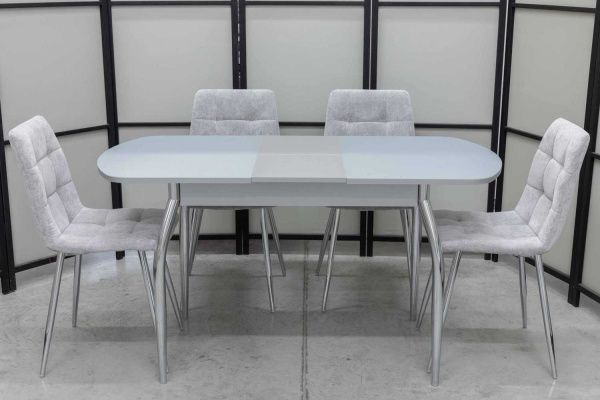 Обеденная группа Гала Кватро (серый) Обеденная группа Гала Кватро (серый) - Обеденные группыССС