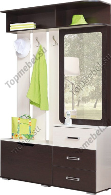 Прихожая Байкал 3 вариант - Модульные прихожие