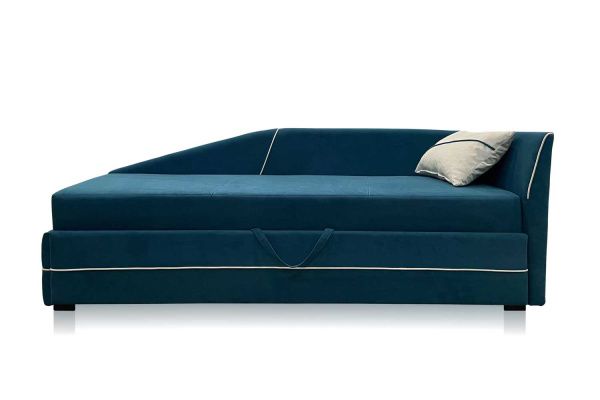 Тахта Шер синяя правый угол. Детальная фотография