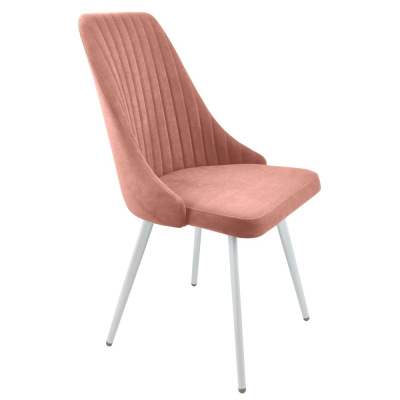 Стул Верона Эмаль белая (велюр Catania) Стул Верона Эмаль белая (велюр Catania) - Стулья для кухни