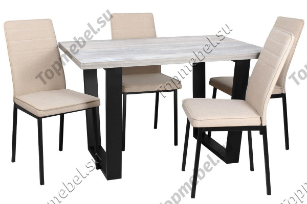 Стол обеденный нераздвижной Лофт-2 Стол обеденный нераздвижной Лофт-2 - Столы