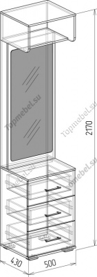 Зеркало 0,5 Байкал (Модуль 6) - Зеркала