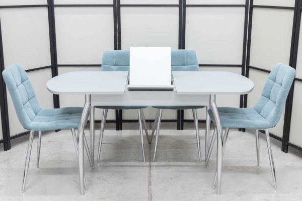 Обеденная группа Гала Кватро ментол Обеденная группа Гала Кватро ментол - Обеденные группыССС