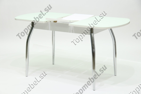 Стеклянный раскладной стол Гала-2 матовый - Столы