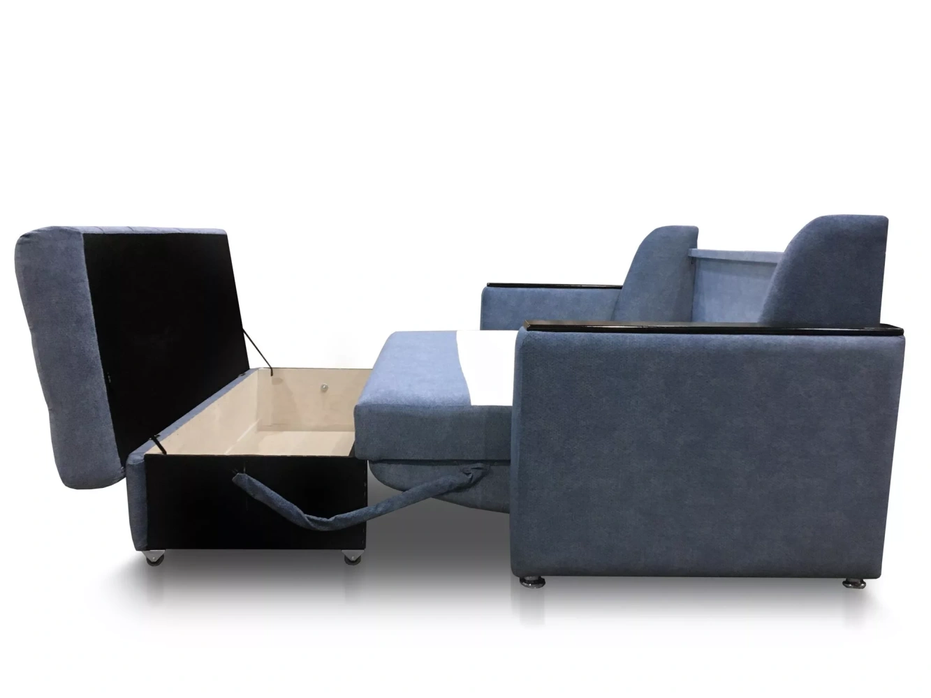 Диван-кровать Мерлин синий. Детальная фотография