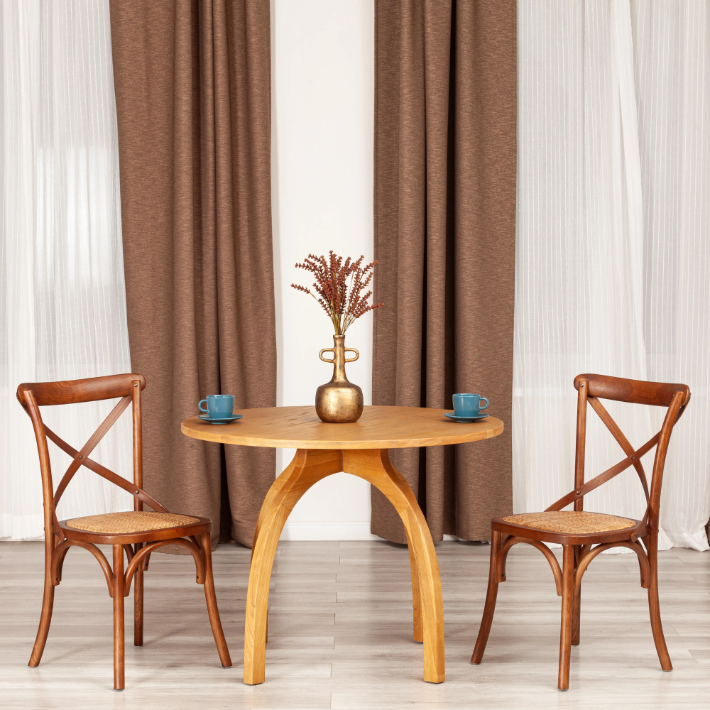 Стол THONET (mod.T9108) - дерево вяз, 100х75 см, Груша (№3)