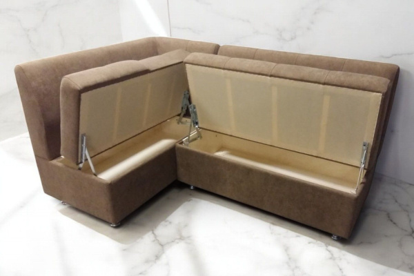 Кухонный угловой диван Лана-1 с ящиками - Кухонные диваны