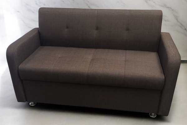 Кухонный прямой диван Таон-3 с ящиком и подлокотниками - Кухонные диваны