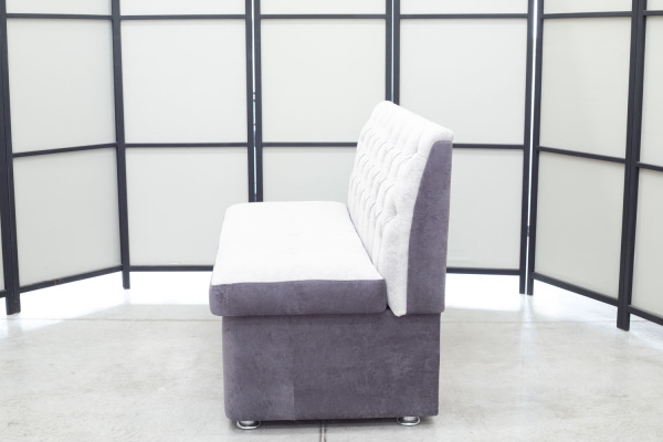 Кухонный прямой диван Монро с ящиком (антивандальный) - Кухонные диваны