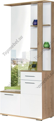 Прихожая Твист (Модуль 1+4+2) - Модульные прихожие