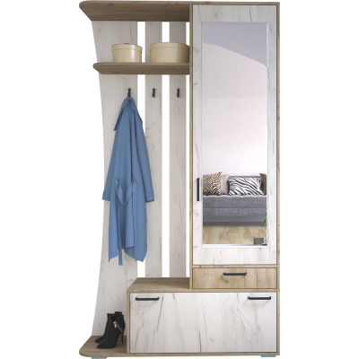 Прихожая Орион-1 (Серый крафт / Белый крафт) - Готовые прихожие