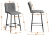 Полубарный стул  Bari/Бари - Стулья для кухни