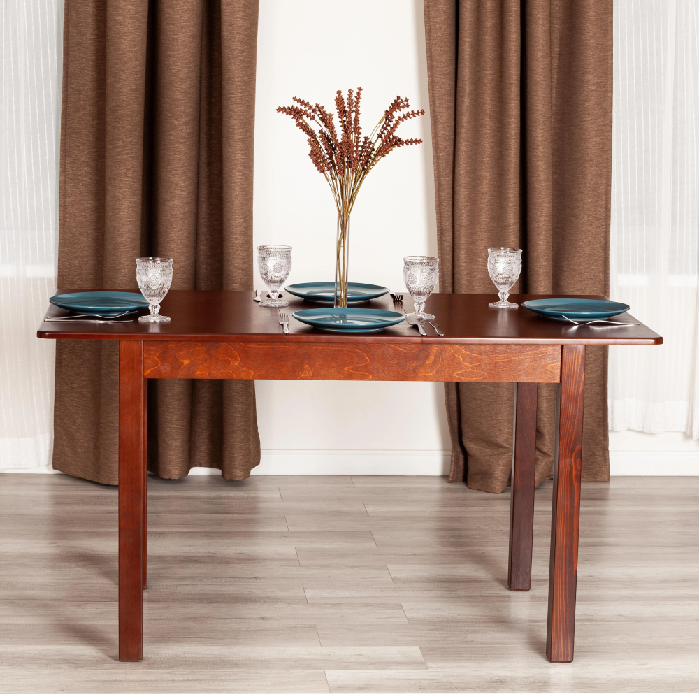 Стол MOSS раздвижной  - бук, мдф, 110+30 x 68 x 75 см, Cappuchino