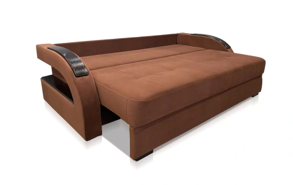 Диван-кровать Лофт коричневый. Детальная фотография