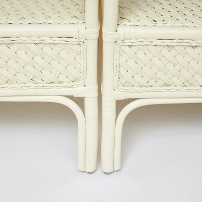 Комплект обеденный "ANDREA GRAND" (стол со стеклом+6 кресел+ подушки) Комплект обеденный "ANDREA GRAND" (стол со стеклом+6 кресел+ подушки) - Обеденные группыССС