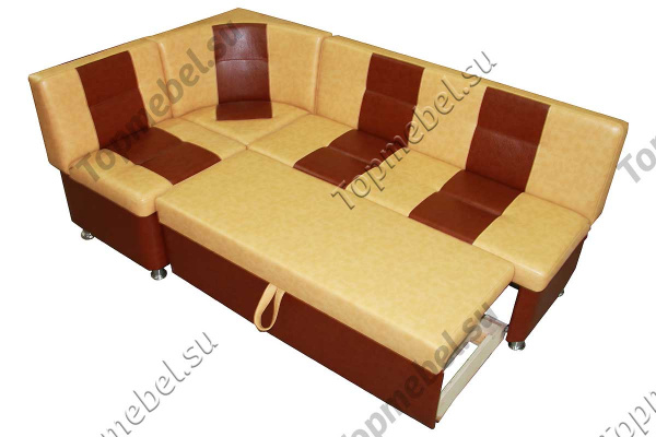 Кухонный угловой диван Мастер-2 со спальным местом (любой размер под заказ) - Кухонные диваны