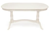 Стол раскладной Siena ( SA-T6EX2L ) - дерево гевея/мдф, 150+35+35х80х75см, ivory white (слоновая кость 2-5)