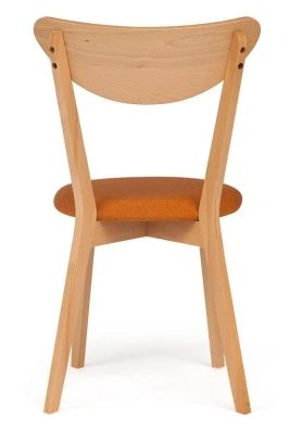 Стул мягкое сиденье/ цвет сиденья - Оранжевый, MAXI (Макси) - Стулья для кухни