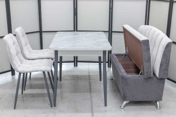 Диван, стол, 2 стула (серия Альт) Диван, стол, 2 стула (серия Альт) - Кухонные наборыССС