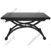 Стол трансформер B2323-2 Черное стекло (черный механизм)