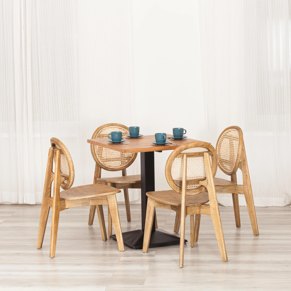 Стул FENRIR - дерево вяз, 42х45х85 см, Груша (№3)