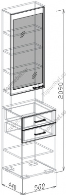 Зеркало 0,5 Лидер (Модуль 3) - Зеркала