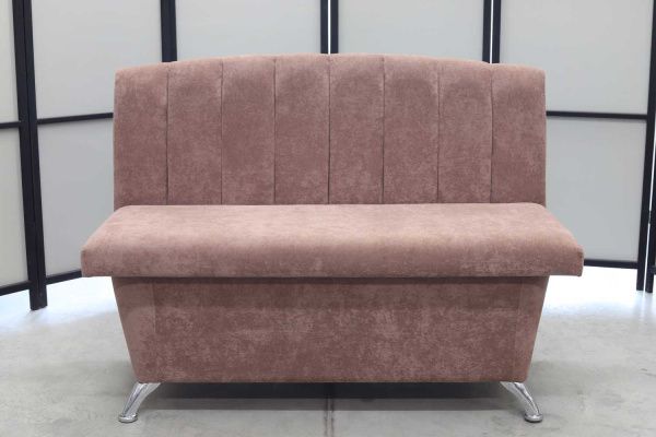 Кухонный прямой диван Альт с ящиком (антивандальный моккa) - Кухонные диваны