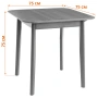 Стол Соната Люкс/ Sonata Lux table, 75х75х75 см - Кухонные столы