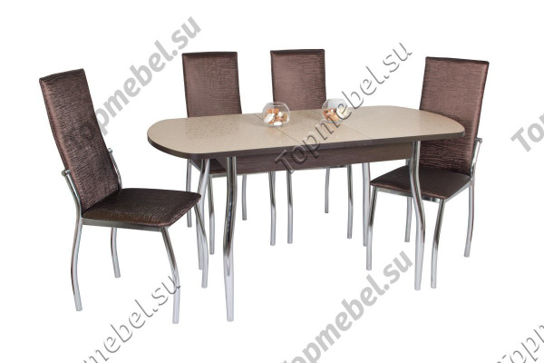 Стол со стульями № 51 серии Милтон Стол со стульями № 51 серии Милтон - Столы