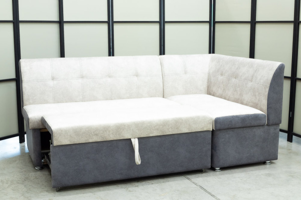 Кухонный угловой диван Денвер со спальным местом и прострочкой спинки - Кухонные диваны