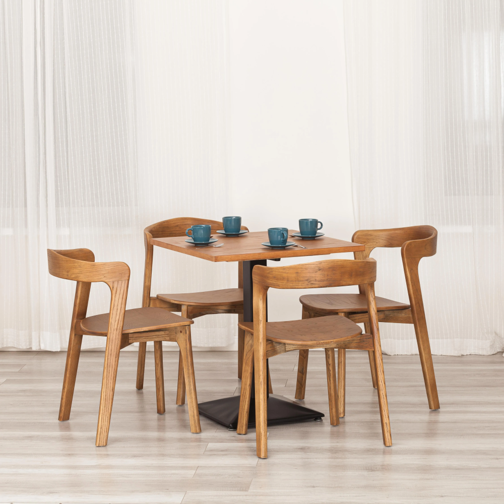 Стул ASGARD - дерево вяз, Груша (№3), 48х43х76 см