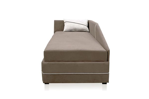 Тахта Шер бежевая левый угол. Детальная фотография