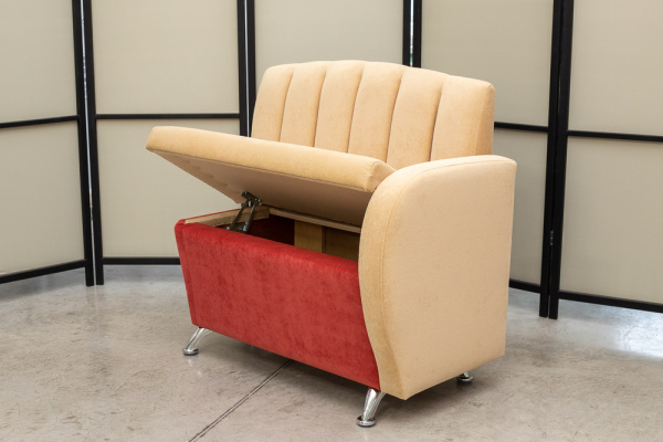 Кухонный прямой диван Альт с подлокотником - Кухонные диваны