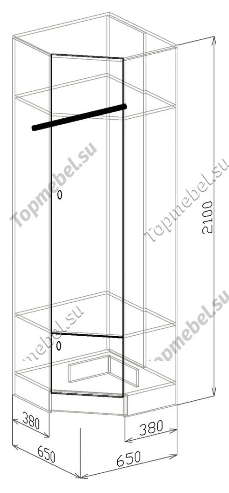 Прихожая София 2 вариант - Модульные прихожие