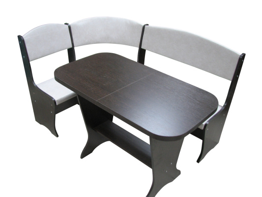 Весна кухонный уголок с раскладным столом (Венге) - Кухонные уголки со столом и табуретами