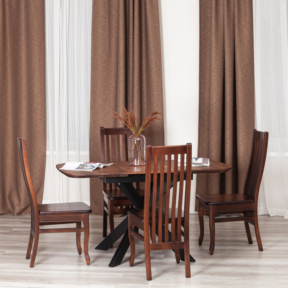 Стул DOLCE жёсткое сидение - бук, мдф, 40х46х100см, Tobacco