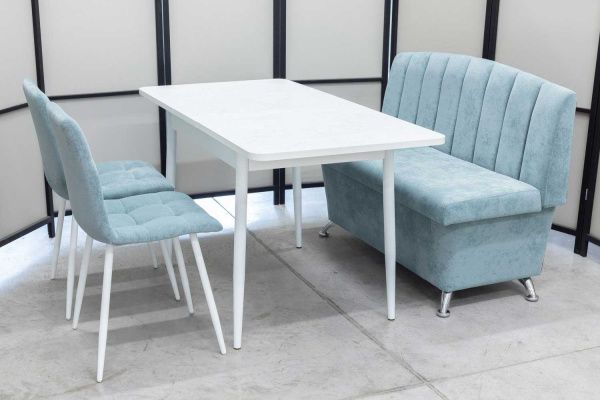 Диван, стол, 2 стула (серия Альт ментол) Диван, стол, 2 стула (серия Альт ментол) - Кухонные наборыССС