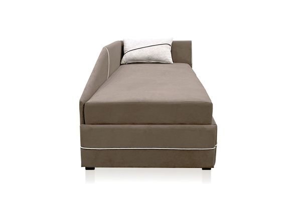 Тахта Шер бежевая правый угол. Детальная фотография