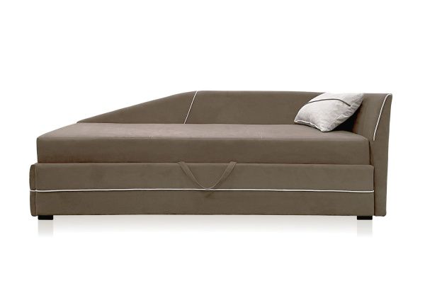 Тахта Шер бежевая правый угол. Детальная фотография