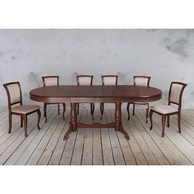 Обеденная группа Юкка 1600 (Юкка 1600, стул СМ 09) Обеденная группа Юкка 1600 (Юкка 1600, стул СМ 09) - Обеденные группы