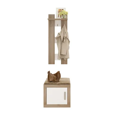 Прихожая Тойво 6 - нельсон - белый жемчуг