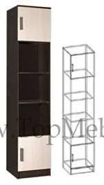 Шкаф Многоцелевой Машенька Венге/Дуб мол