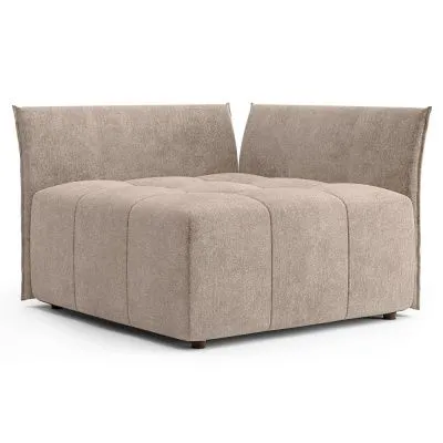 Пуф большой со спинкой и боковиной Торонто стандарт (вариант 1) - Диваны