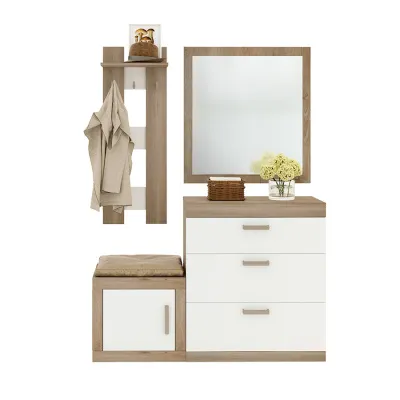 Прихожая Тойво 5 - нельсон - белый жемчуг