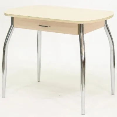 Стеклянный стол с ящиком Гала-10 (Портофино Мини) - Столы