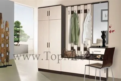 Прихожая Машенька 3-модуля (Хит-Продаж) Венге/Дуб молочный - Модульные прихожие